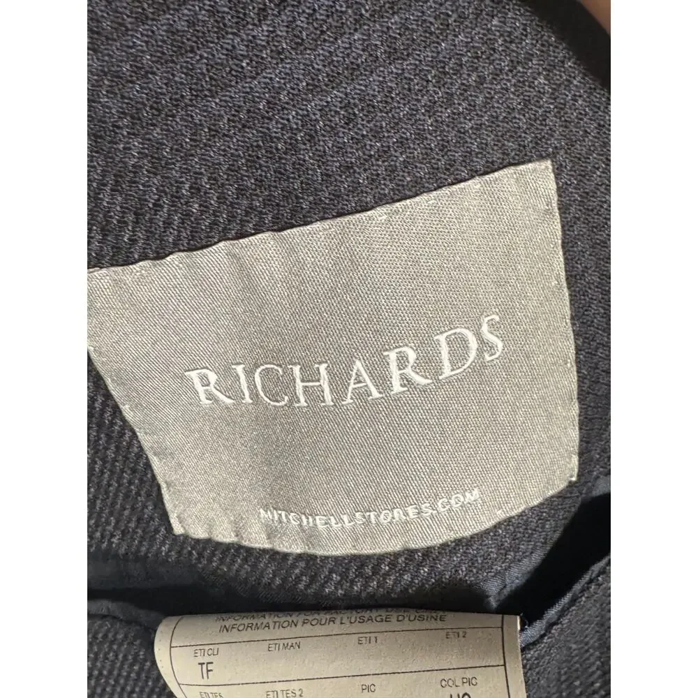 Tom Ford Blue O'Connor Houndstooth Blazer 52IT 42R US Wool Sportcoat EUC